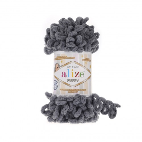 Alize Puffy 87 Tmavá sivá